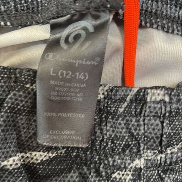 Champion Shorts.  Boys size Large (12-14).  Pockets.  Drawstring waist. - Picture 3 of 5